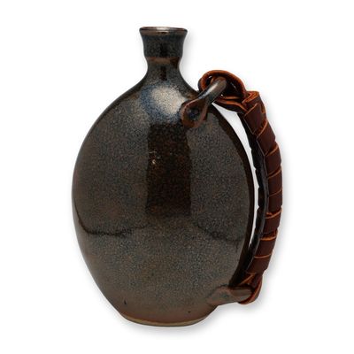 Sale Photo Thumbnail #139: Wedgwood Studio Pottery Stoneware Flask Designed by John Dermer, ca. 1971