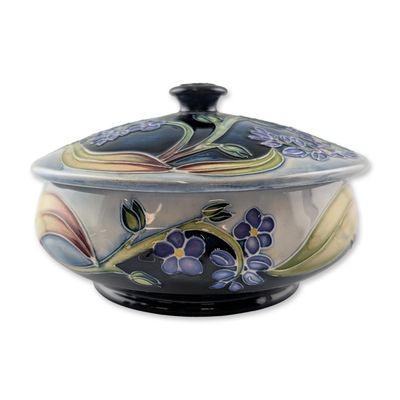 Sale Photo Thumbnail #359: Moorcroft Pottery by Sian Leeper DMH Floral Motif Bowl