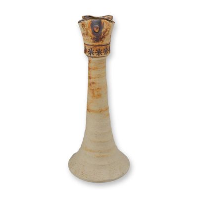 Sale Photo Thumbnail #340: Wedgwood by John Dermer 1970s Stoneware Candlestick Holder