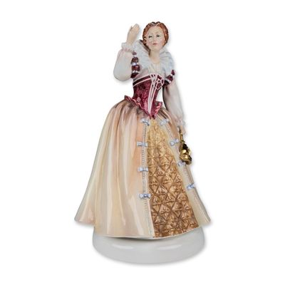 Sale Photo Thumbnail #287: Royal Doulton Prototype Porcelain Figurine, Queen Elizabeth I HN3099