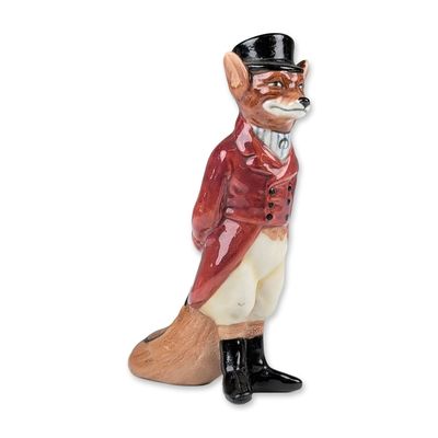 Sale Photo Thumbnail #242: Royal Doulton Porcelain Animal Study Figurine, Huntsman Fox D6448