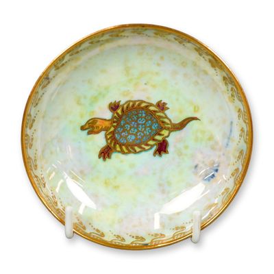 Sale Photo Thumbnail #297: Wedgwood Lustre Mini Compote Bowl, Turtle Z4829