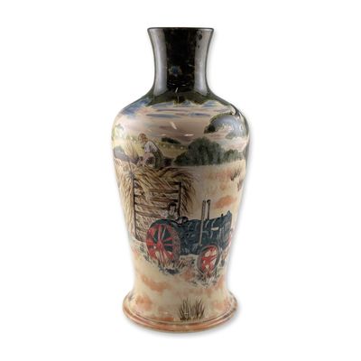 Cobridge Stoneware Trial Harvest Vase