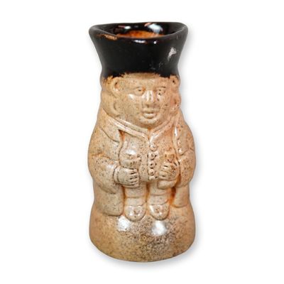 Sale Photo Thumbnail #103: Doulton Lambeth Stoneware Salt-Glazed Standing Toby Jug