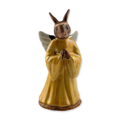 Royal Doulton Prototype Lustre Bunnykins Figurine, Angel
