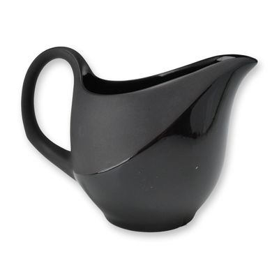 Sale Photo Thumbnail #329: Wedgwood Lunar Black Basalt Shape 225 Gravy Boat