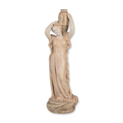 Royal Doulton Burslem Charles Noke Vellum Water Carrier Figurine