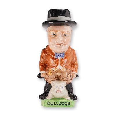 Burleigh Ware Ceramic Toby Jug, John Bull Churchill