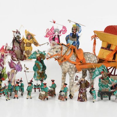 Sale Photo Thumbnail #207: A Collection of Chinese Early 20th  Century Toys