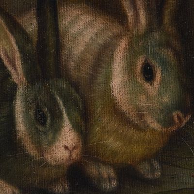 A Modern Decorative Work, Rabbits