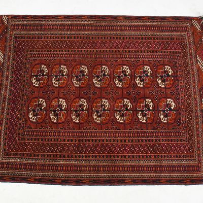 Sale Photo Thumbnail #358: A Small Afghan Bokhara Wool Rug