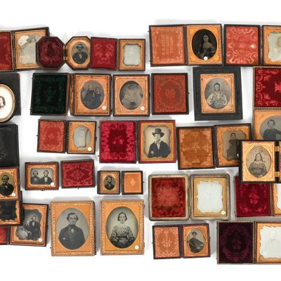Sale Photo Thumbnail #230: A Collection of Cased/Framed 19th Century Photographs