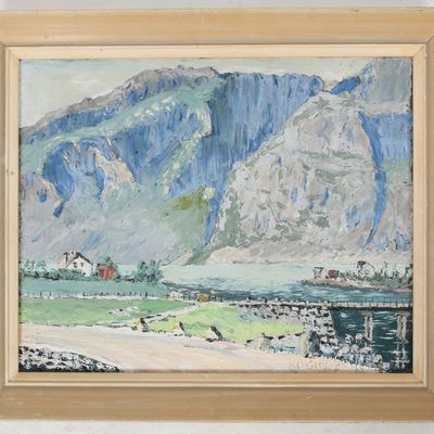 Sir Harold Gillies (New Zealand, 1882-1960), "Hardangar Fjord, Norway," 1930