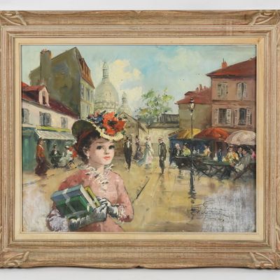Francois Gerome (French, b. 1895) Parisian Shopper