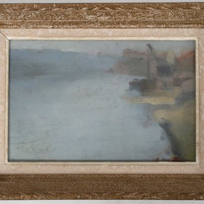 Sale Photo Thumbnail #270: Continental School (20th Century), Abstract Coastal Study