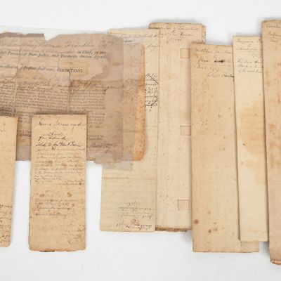Sale Photo Thumbnail #225: 18th c. Deeds for the Scott, Elmendorf, Sleight, and Van Keusen Families