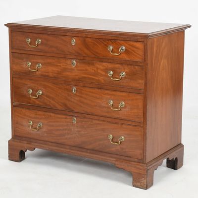 Sale Photo Thumbnail #111: A Chippendale-Style Mahogany Chest of Drawers, Late 19th Century