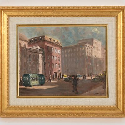 Sale Photo Thumbnail #269: Boris Ilyin (California, Russia, Born 1918) Street Scene