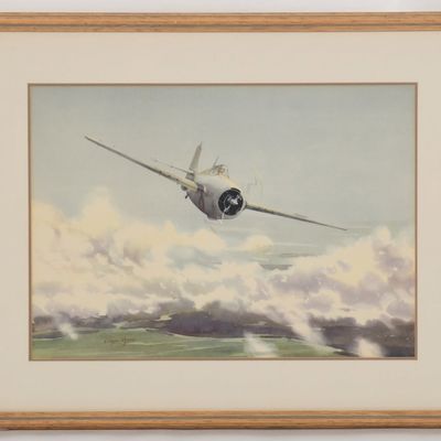 Wayne Davis (American, 1904-1988), A Grumman F2F Wildcat