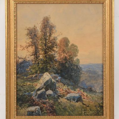 William Didier-Pouget (French, 1864-1959), View of a French Valley