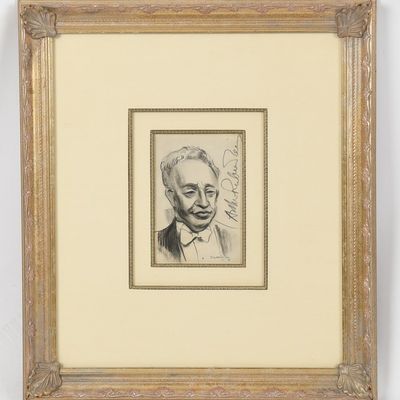 Stuyvesant Van Veen (American, 1910-1988), Portrait of Arthur Rubinstein, 1948