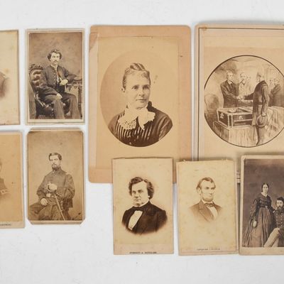 Sale Photo Thumbnail #234: A Group of Civil War Interest Carte de Visite and Cabinet Cards