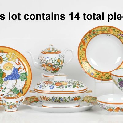 Hermes "La Siesta" Porcelain Serving Pieces