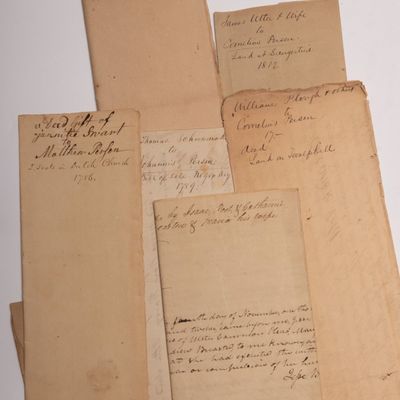 Sale Photo Thumbnail #224: Colonial American Ulster County Land Deeds and Slavery Bill of Sale, Persen Family