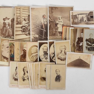 Sale Photo Thumbnail #413: A Collection of European Cabinet Cards