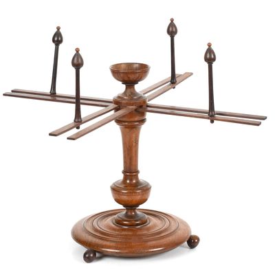 A Victorian Rosewood Yarn Winder, Late 19th Century