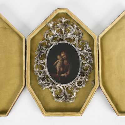 Sale Photo Thumbnail #297: Manner of Bernardino Campi, Oil on Copper