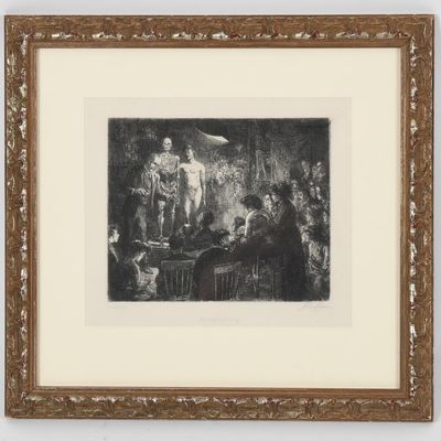 John Sloan (American, 1871-1951), "Anshutz on Anatomy," 1912 (Morse, 155)