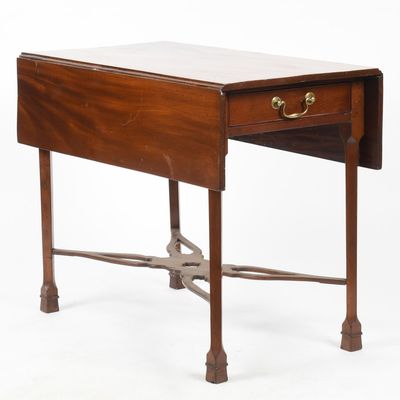 Sale Photo Thumbnail #319: A George III Mahogany Pembroke Table, Late 18th Century