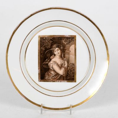Sale Photo Thumbnail #102: A Porcelain Plate, KPM circa 1820