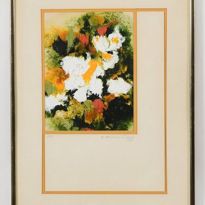 Sale Photo Thumbnail #266: B Newman Curry (American, 20th Century), Abstract Study, 1973