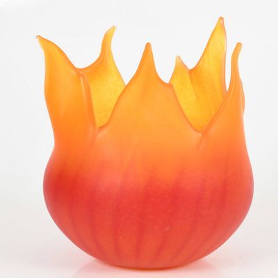 Sale Photo Thumbnail #315: Cohn-Stone Studios (Richmond, CA) Glass "Fire" Bowl, 2004