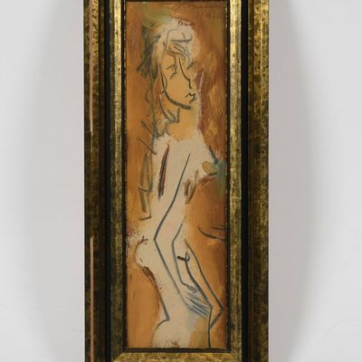 Sterling Strauser (1907-1995) Abstract Portrait