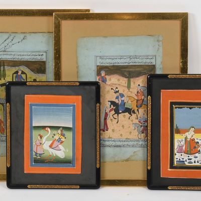 Sale Photo Thumbnail #209: Four Pages of Near Eastern Manuscripts