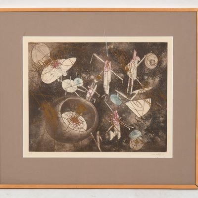 Sale Photo Thumbnail #298: Roberto Matta (Chilean, 1911 - 2002),"Sea of Time"