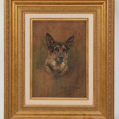Persis Kirmse (British, 1884-1955), German Shepherd
