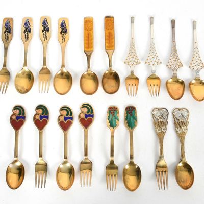 Sale Photo Thumbnail #420: Anton Michelsen, Various Collectible Sterling Flatware