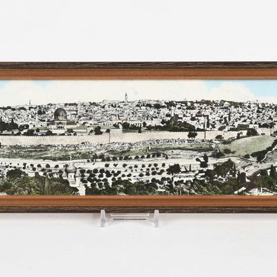 Sale Photo Thumbnail #411: Panorama Photograph of Jerusalem, Late 19th Century