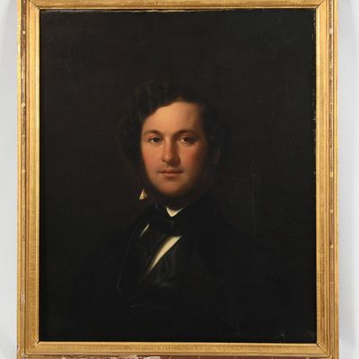 Sale Photo Thumbnail #262: Att. to Cephas Thompson (1775-1856) Portrait of a Young Man