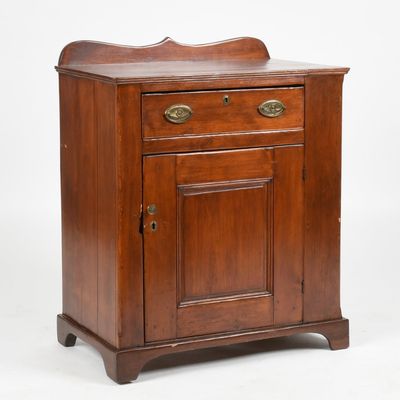 Sale Photo Thumbnail #142: An American Country Pine Cabinet, Late 19th Century