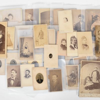 Sale Photo Thumbnail #236: A Group of 19th Century Carte de Visite and Cabinet Cards