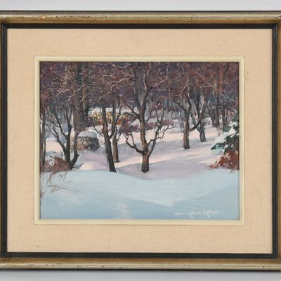 Sale Photo Thumbnail #282: Arthur Meltzer (American, 1893-1989), "Our Backyard"
