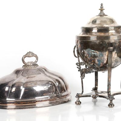 Sale Photo Thumbnail #449: Two Pieces of English Silver Plate