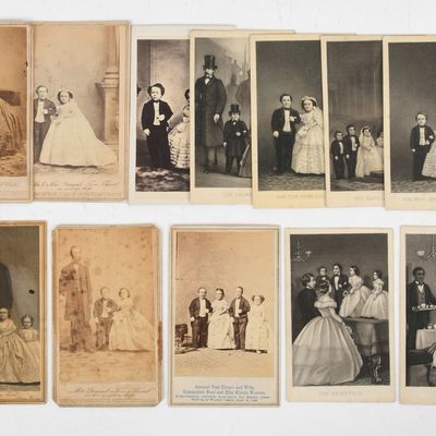 Sale Photo Thumbnail #235: A Collection of Tom Thumb Carte de Visite and Ephemera