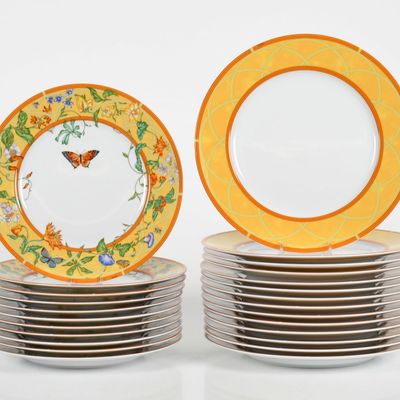 Hermes "La Siesta" Porcelain Plates