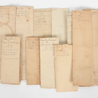 Sale Photo Thumbnail #223: Various 18th Century NY Deeds